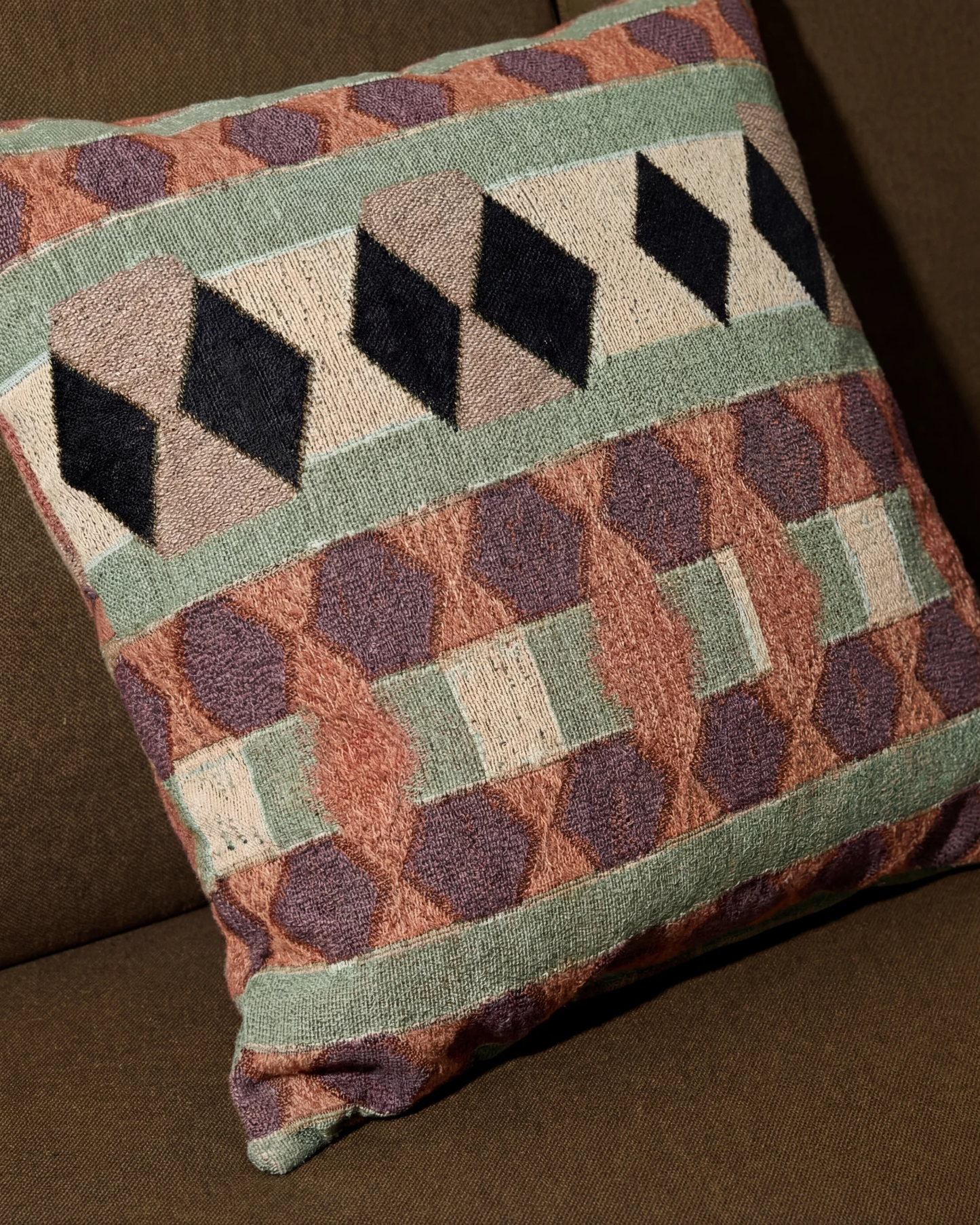 Pebbles Woven Throw Pillow