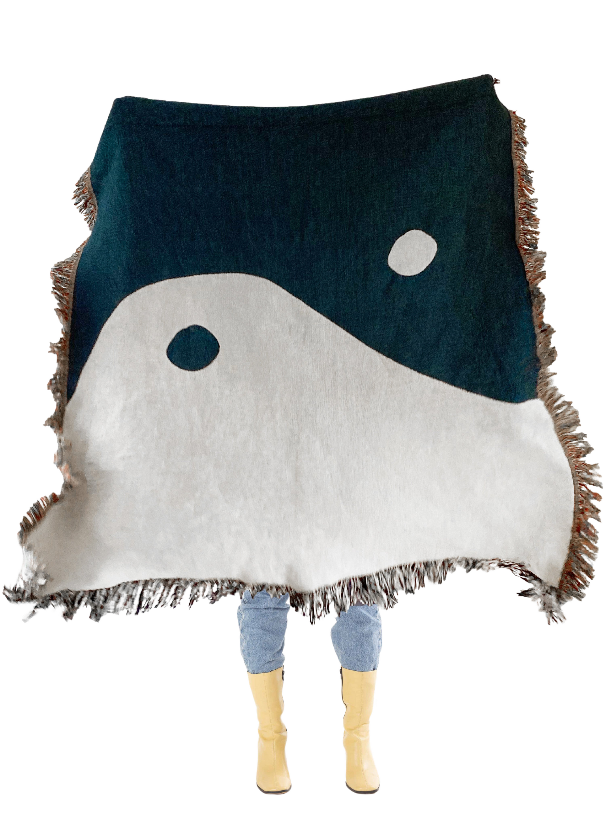 Yin Yang Woven Throw Blanket – Clr Shop Yin Yang Woven Throw Blanket – Clr Shop