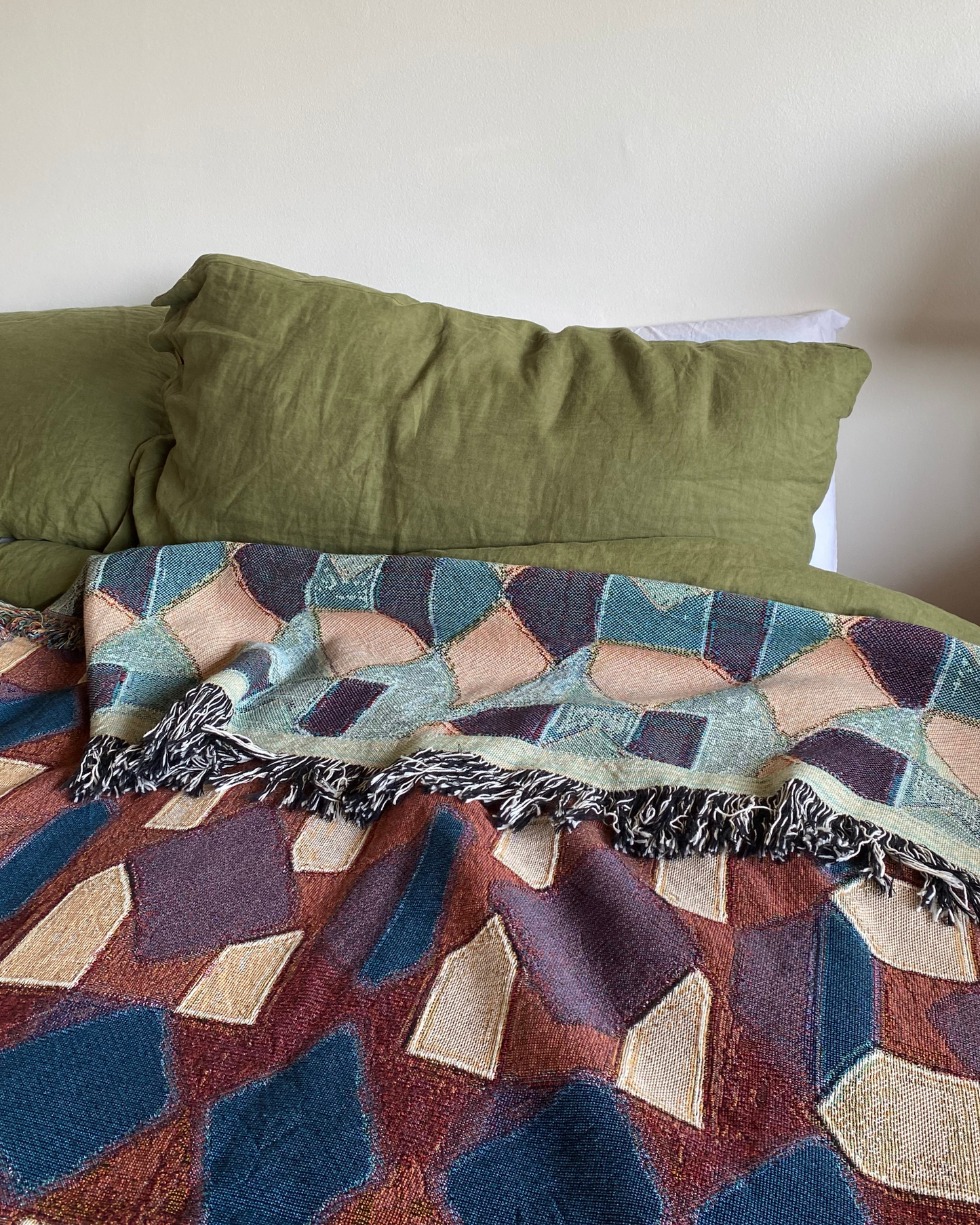 Tile Woven Throw Blanket