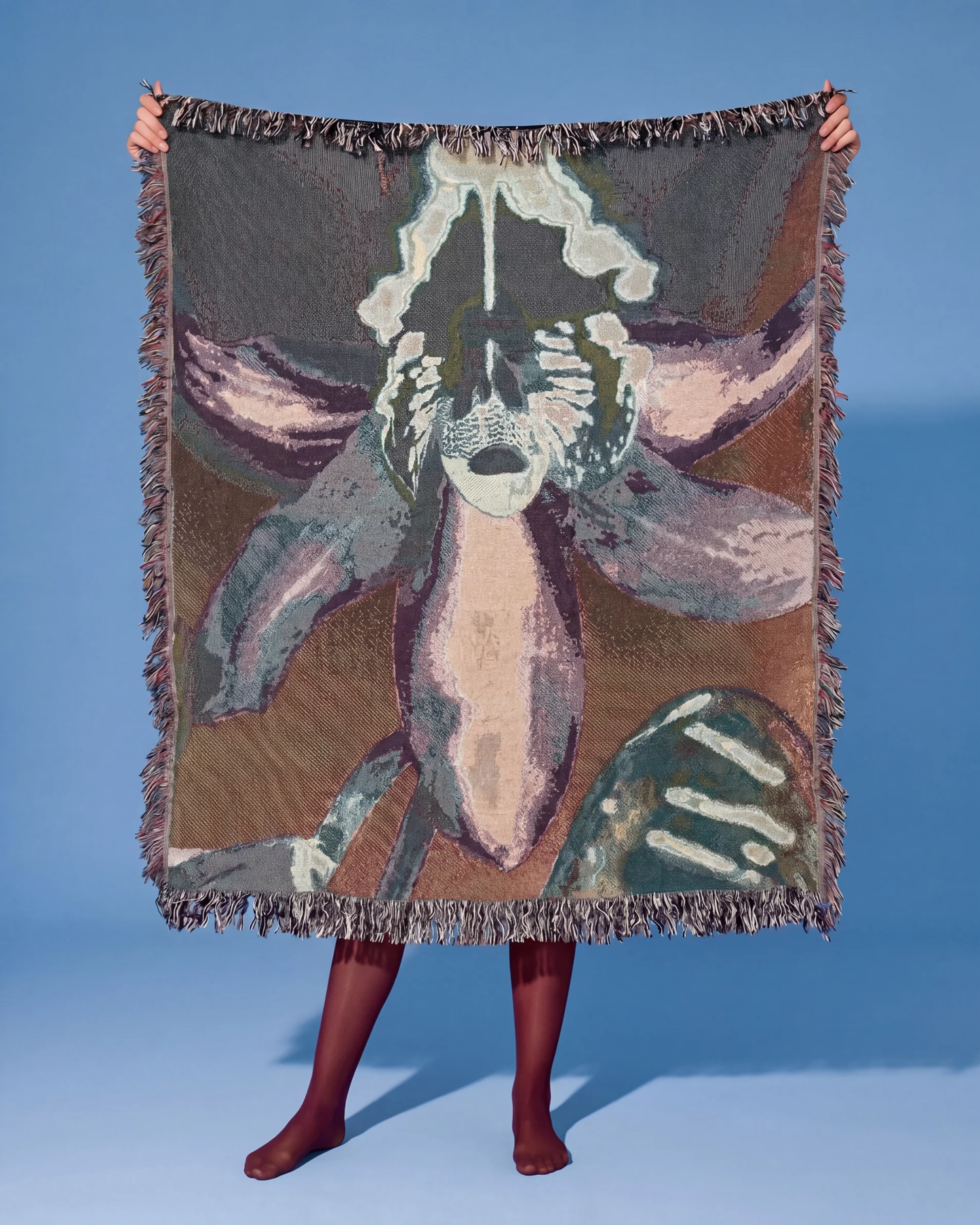Orquidea Woven Throw Blanket
