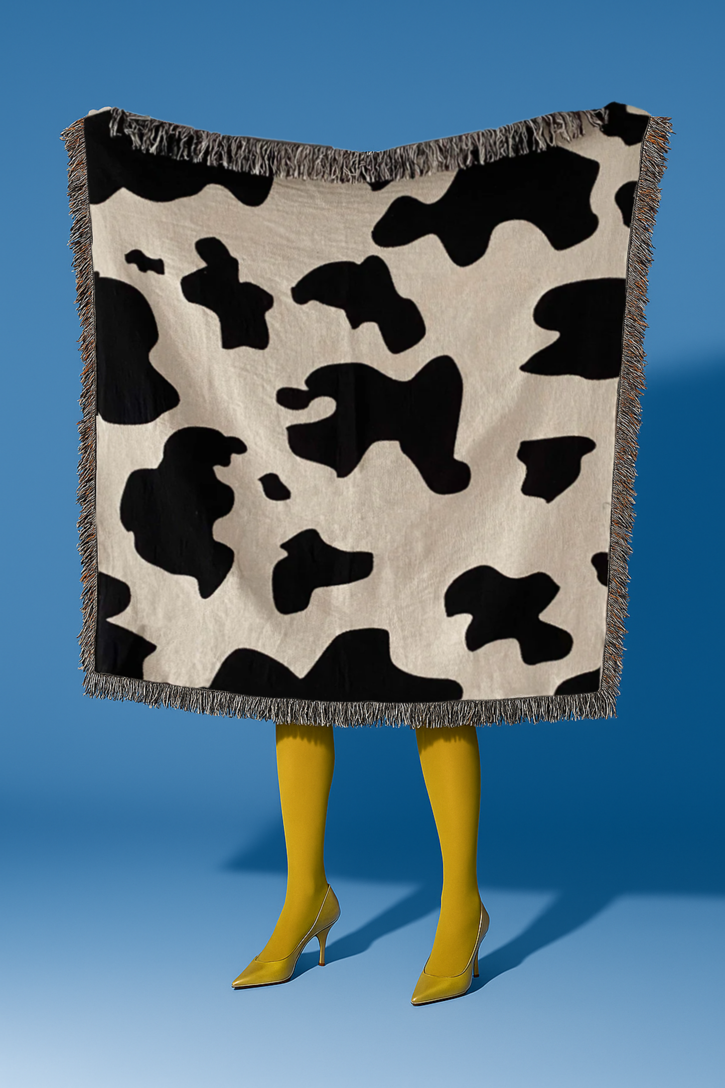 Cowgirl gewebte Überwurfdecke 