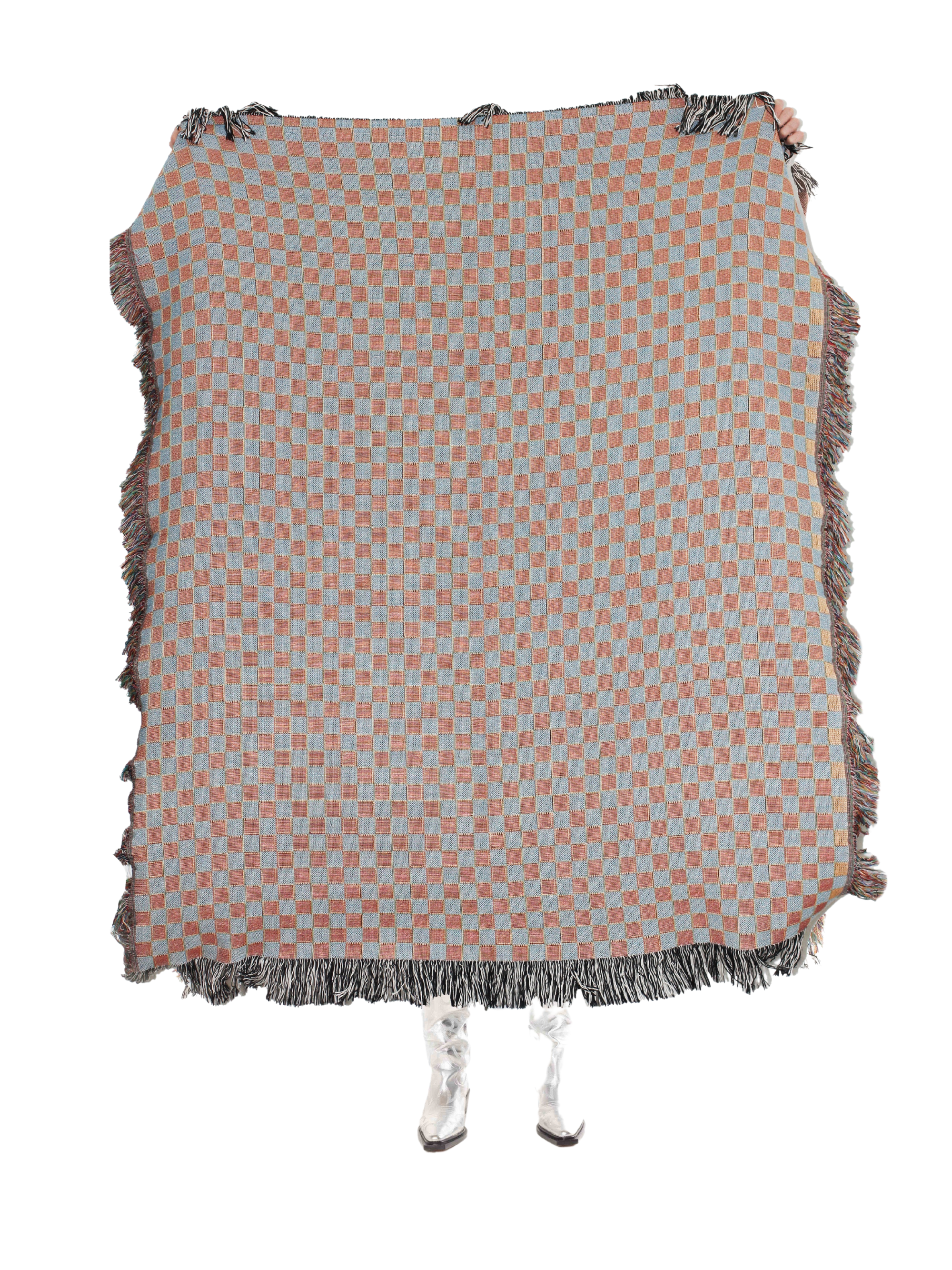 【Clr Shop】Plaid Woven Throw Blanket Plaid Woven Throw Blanket – Clr Shop