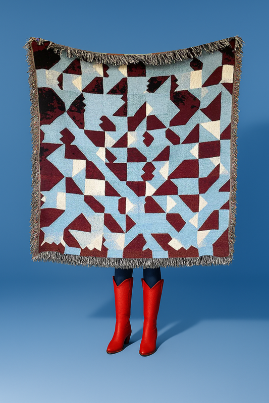 Kaleidoscope Woven Throw Blanket