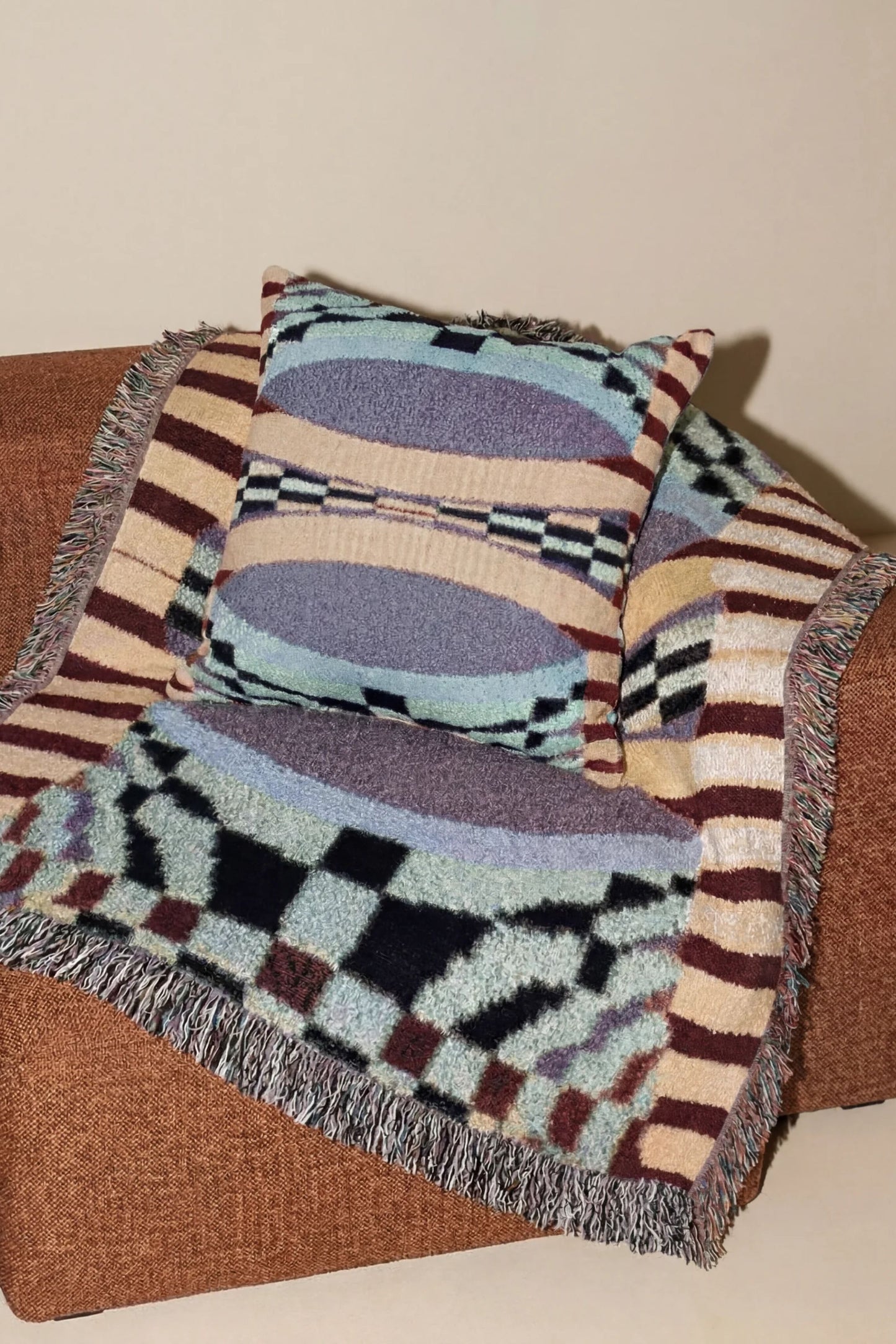Prism Woven Throw Pillow