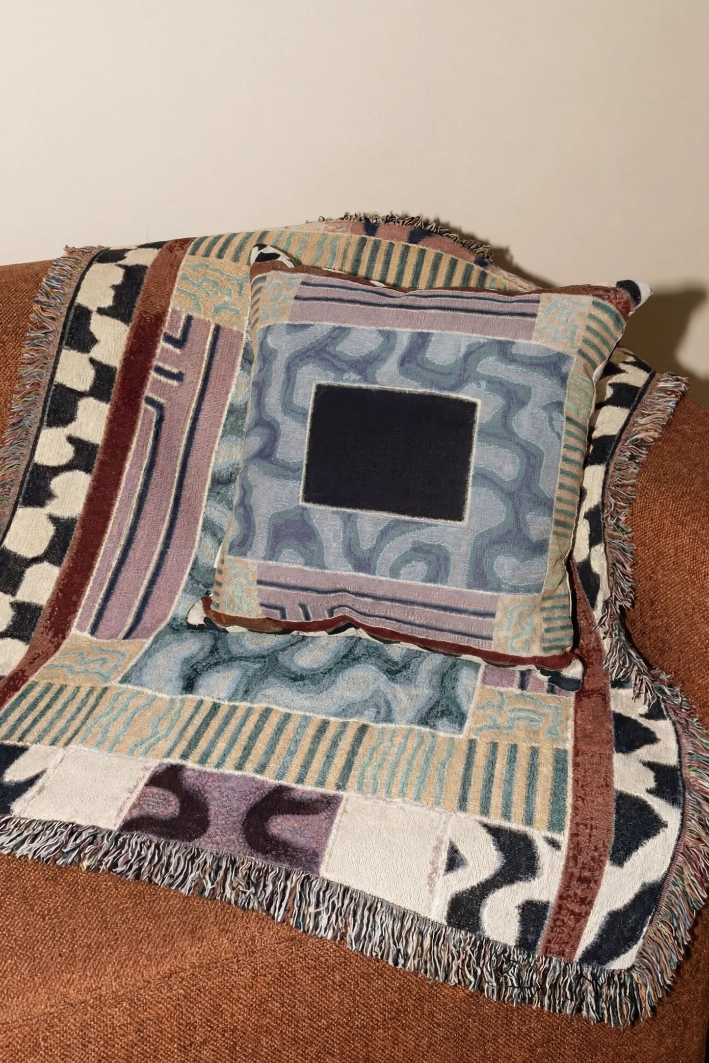 Piscina Woven Throw Pillow