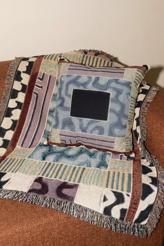 Piscina Woven Throw Pillow