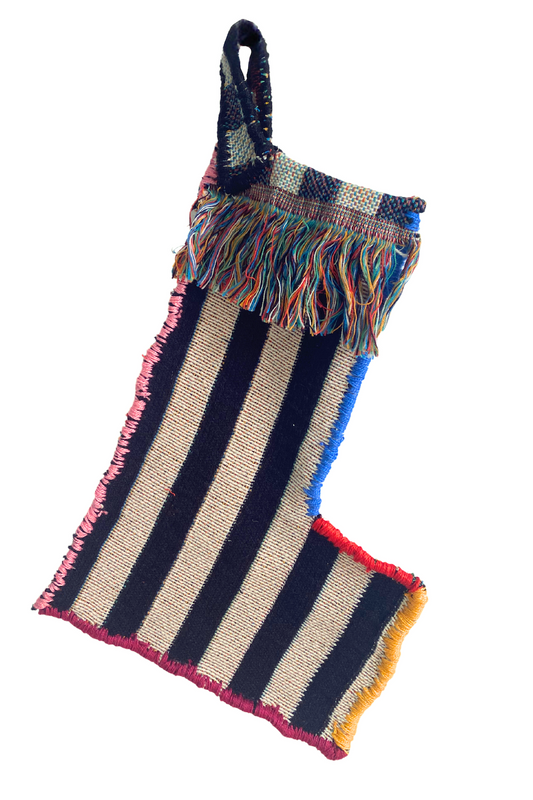 Wunderlicher handgemachter Winterstrumpf