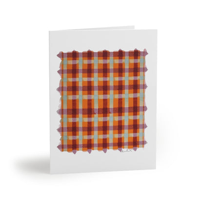 Plaid Greeting cards (8, 16, and 24 pcs)