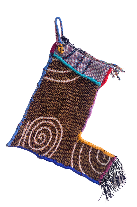 Lametta Twirl Handgemachter Strumpf