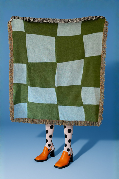 clrブランケット Check Yourself Woven Throw Blanket – Clr Shop