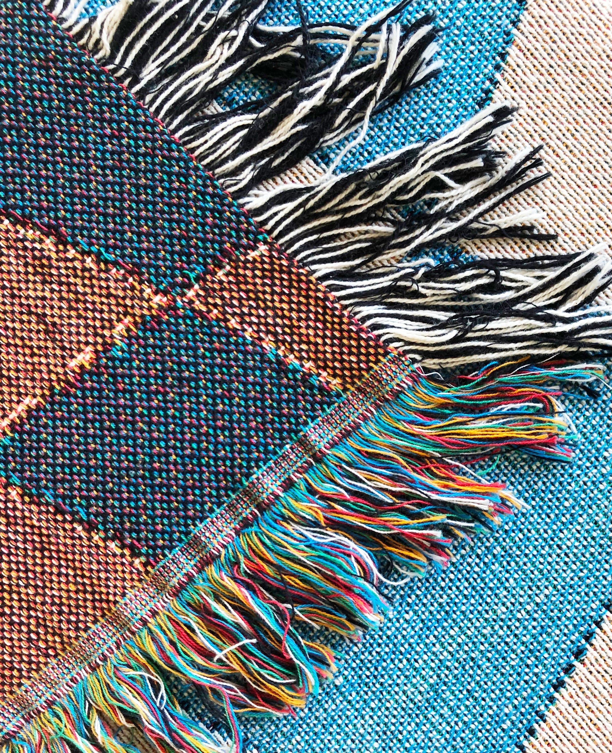 Wonderful Whirl Woven Throw Blanket