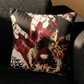 Midnight Orquidea Woven Pillow