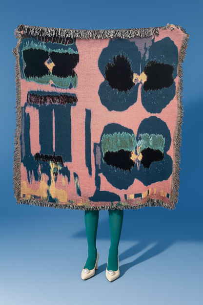 Flora Woven Throw Blanket