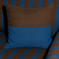 Color Block Woven Throw Pillow