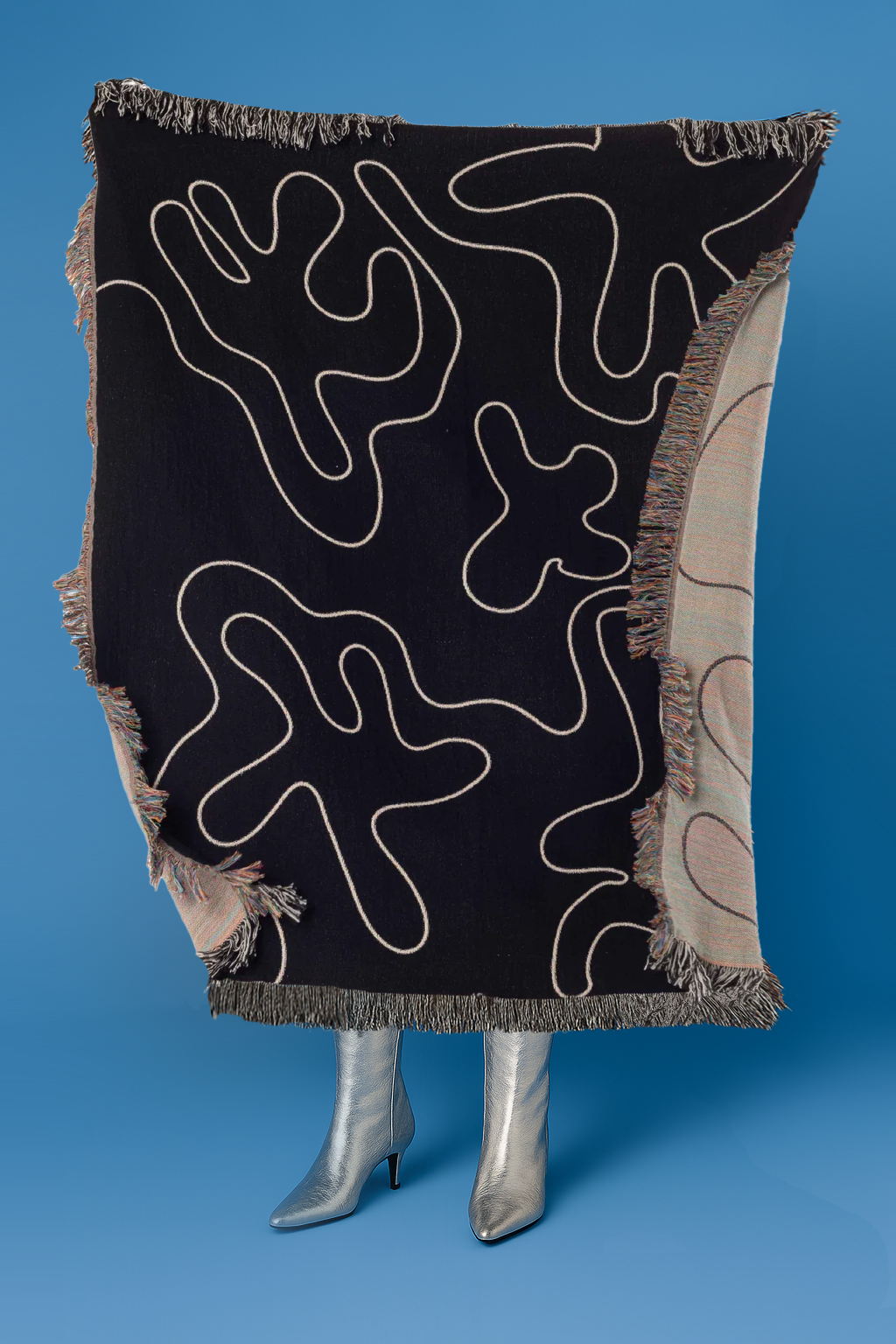 Dancing Shapes Woven Throw Blanket