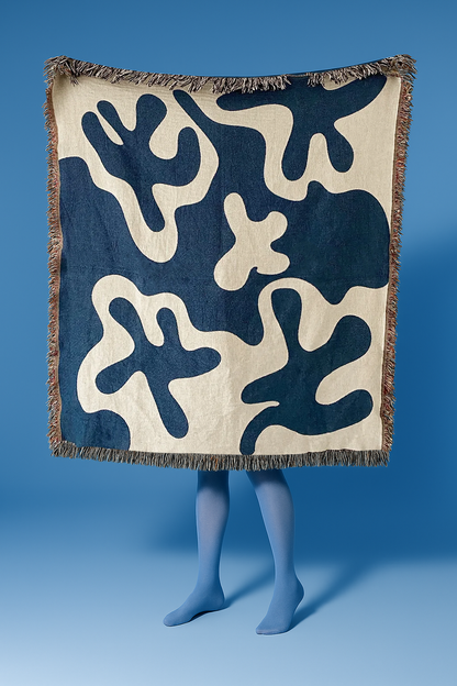 Dancing Shapes Woven Throw Blanket
