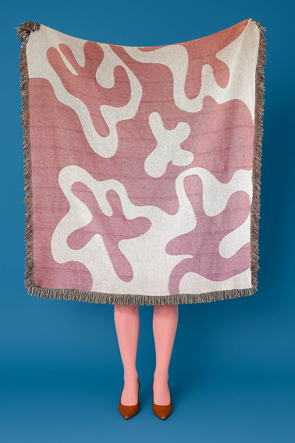 Dancing Shapes Woven Throw Blanket