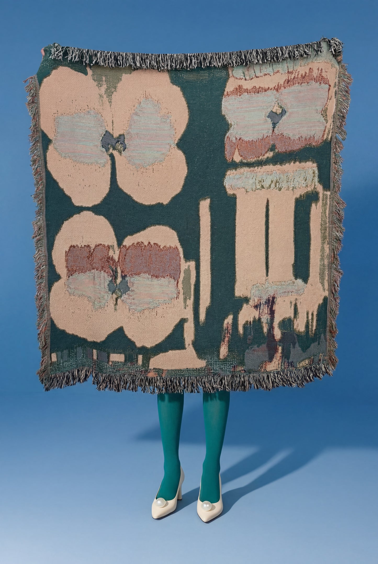 Flora Woven Throw Blanket