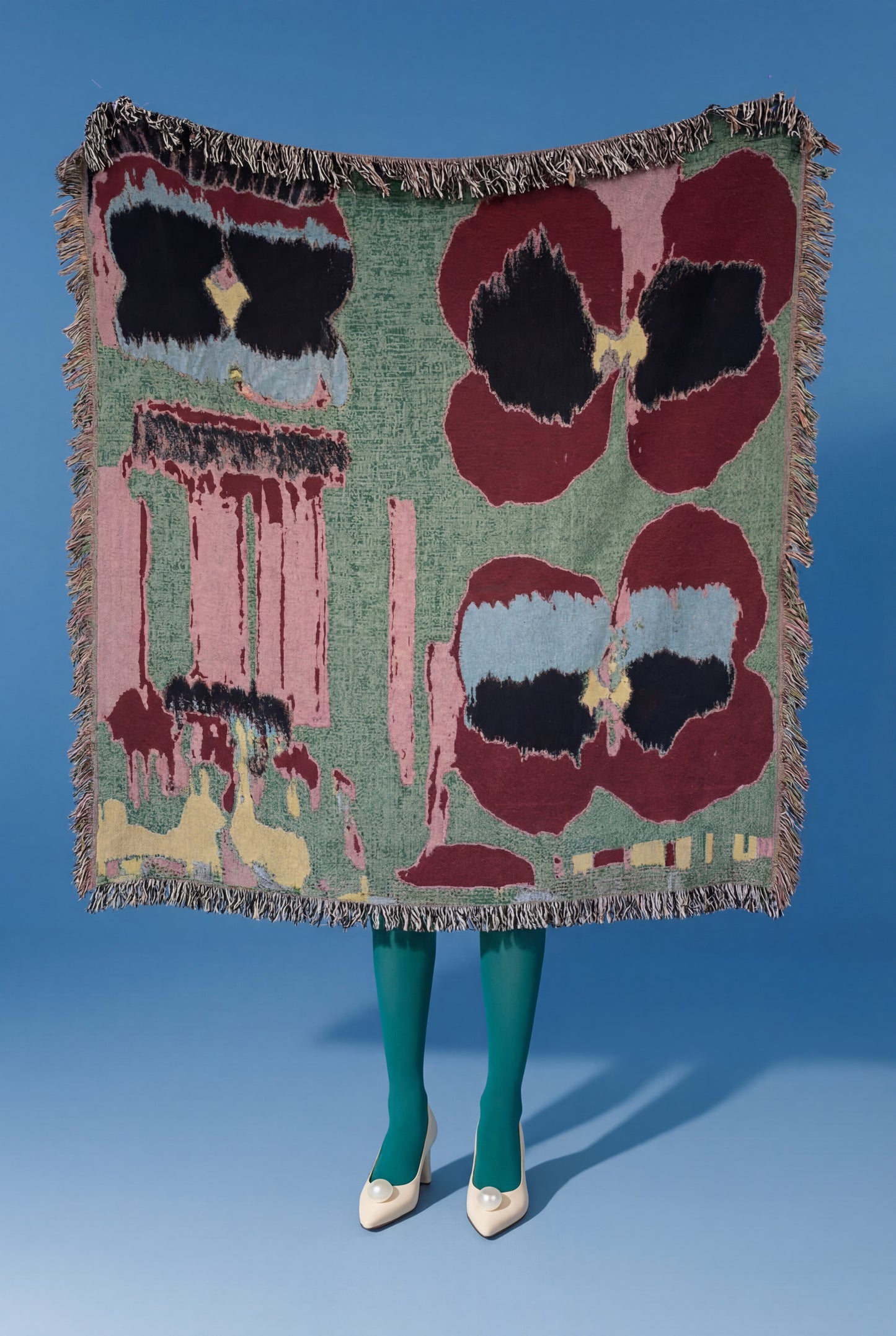 Flora Woven Throw Blanket