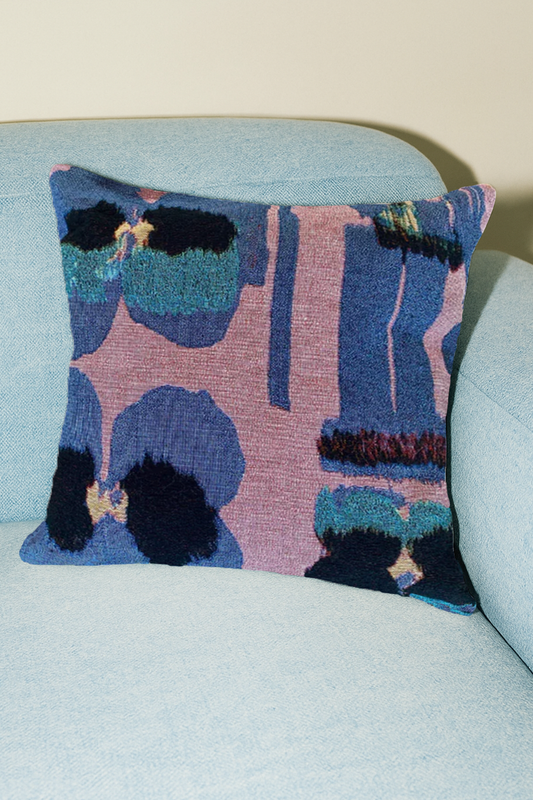 Flora Woven Throw Pillow