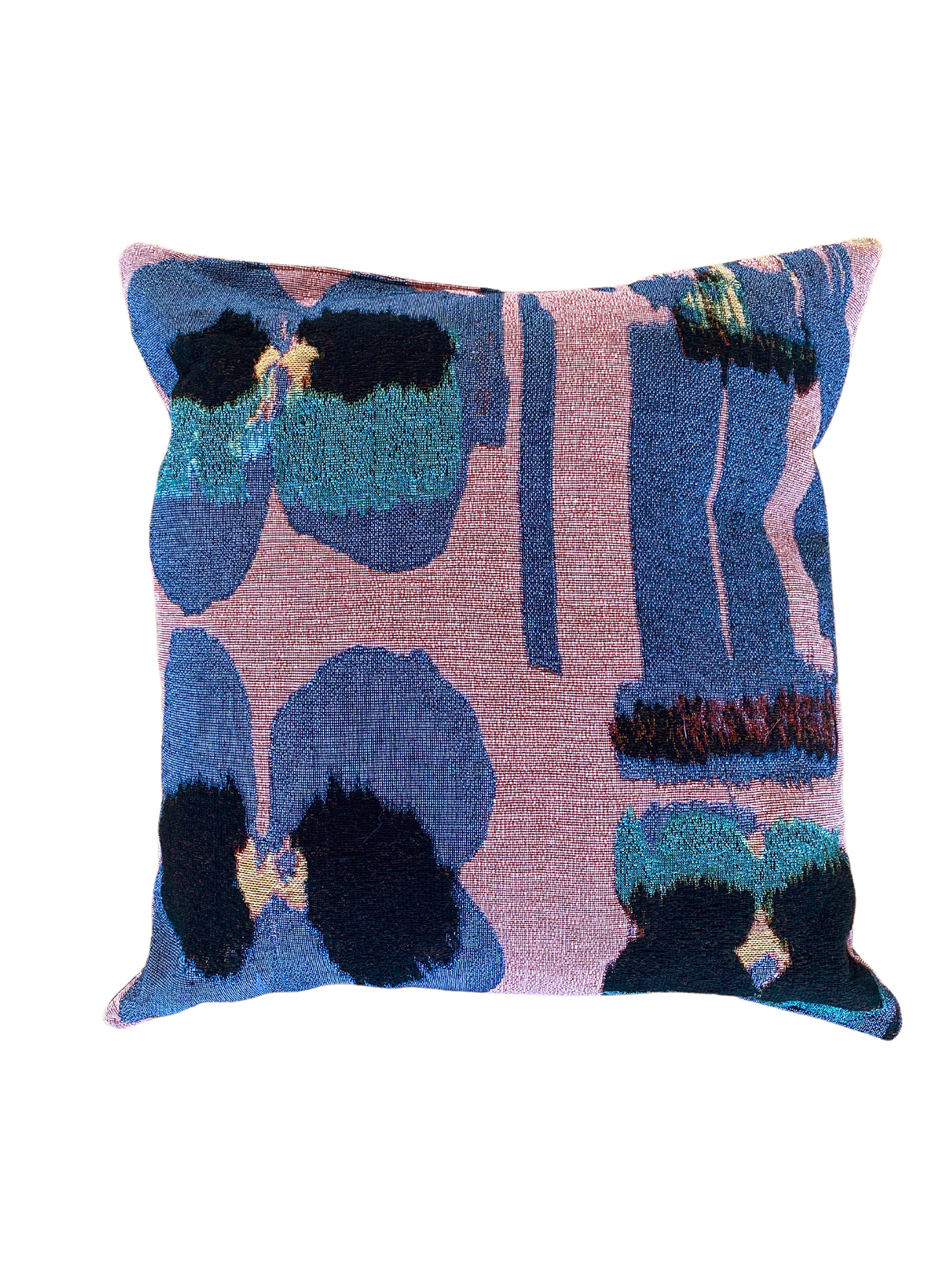 Flora Woven Throw Pillow