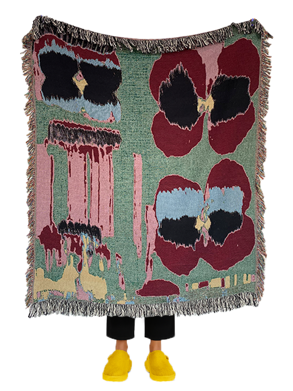 Flora Woven Throw Blanket