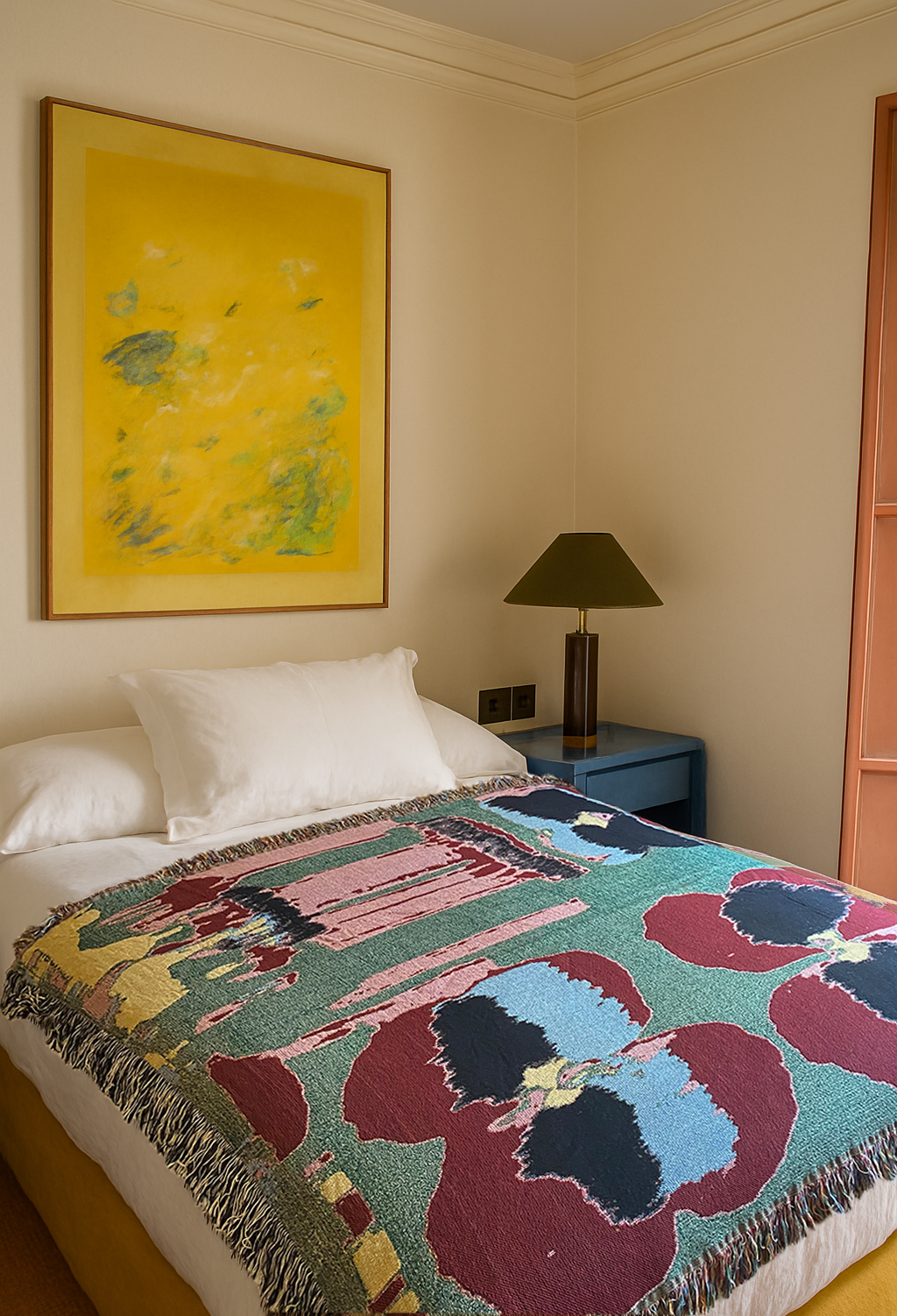 Flora Woven Throw Blanket