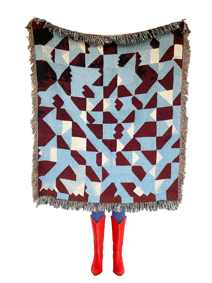 Kaleidoscope Woven Throw Blanket