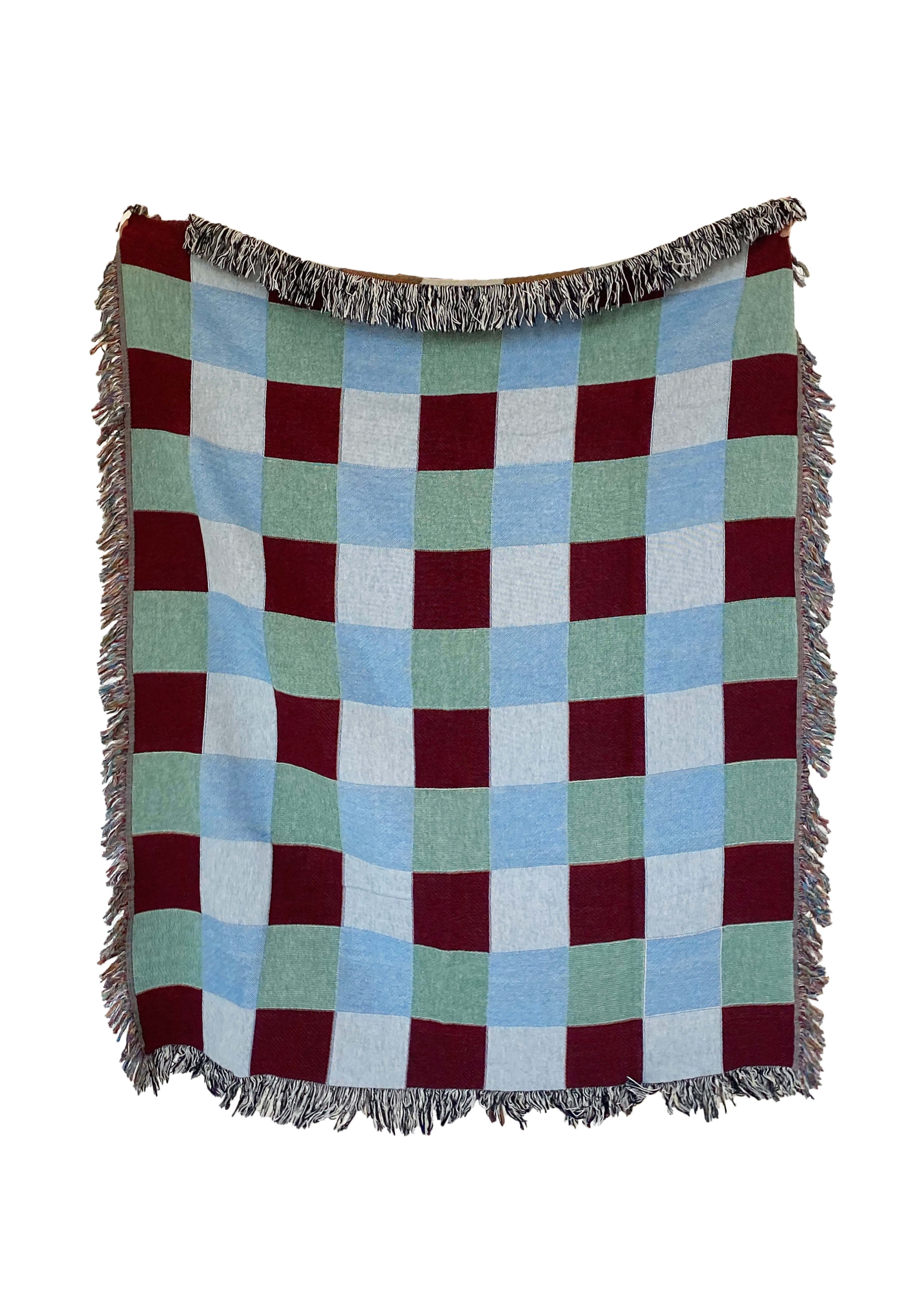 Plaid Woven Throw Blanket – Clr Shop