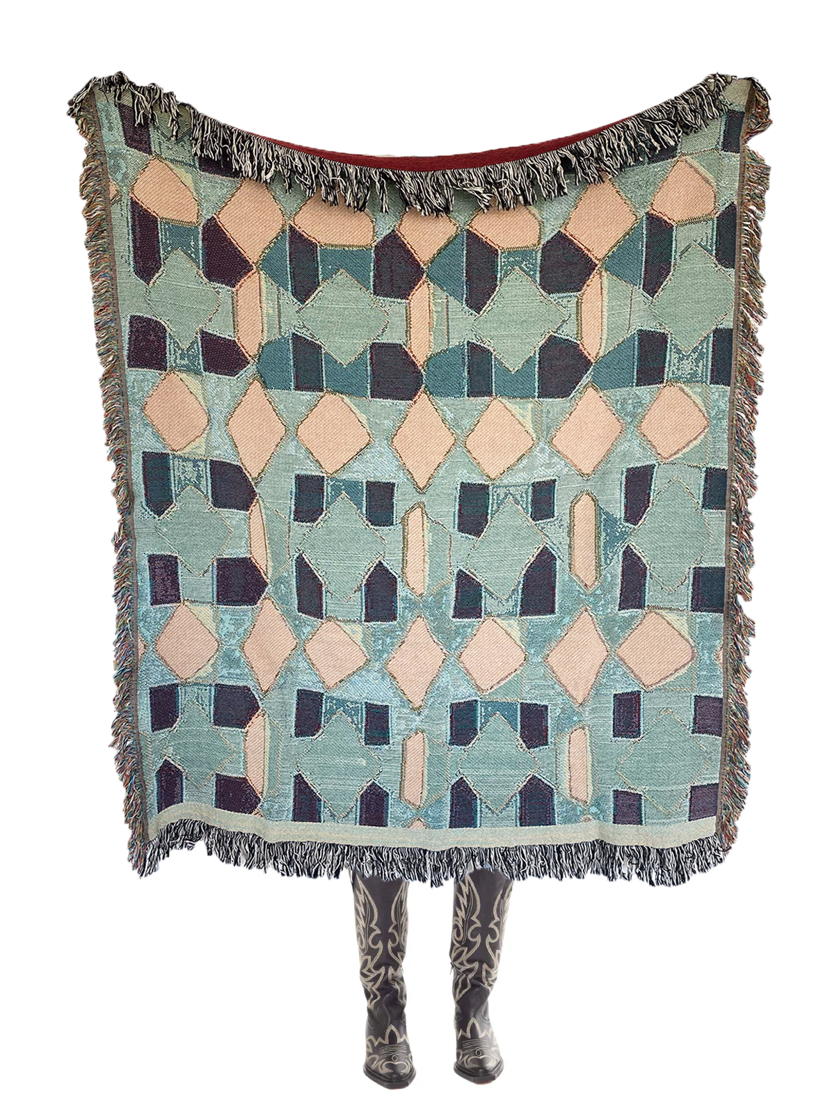 Tile Woven Throw Blanket