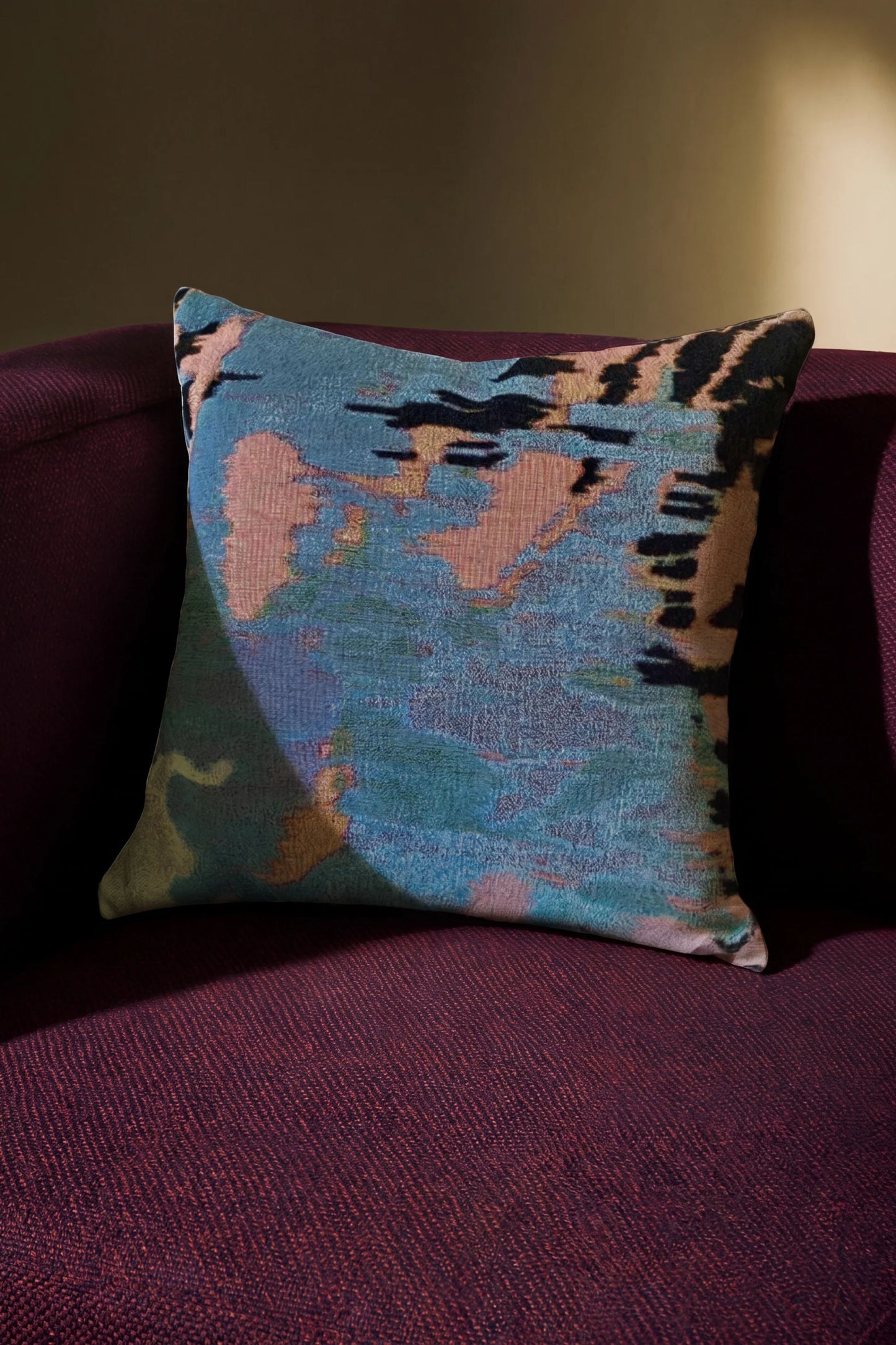 Melt Woven Throw Pillow