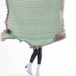 Stripey Mint Woven Throw Blanket