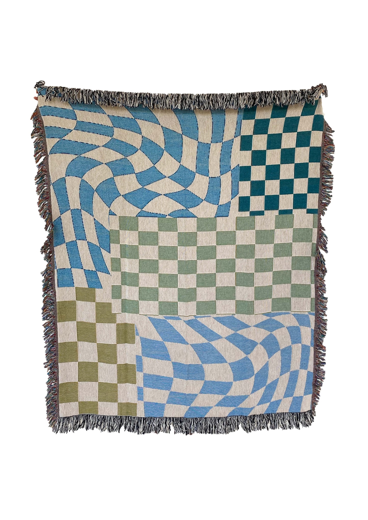 All Check Out Woven Throw Blanket