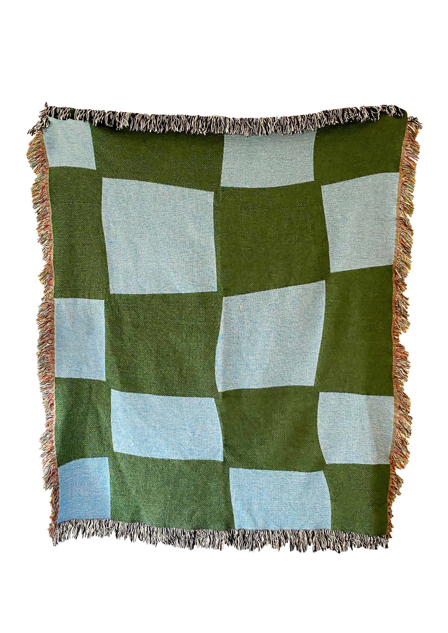 Check Yourself Woven Throw Blanket