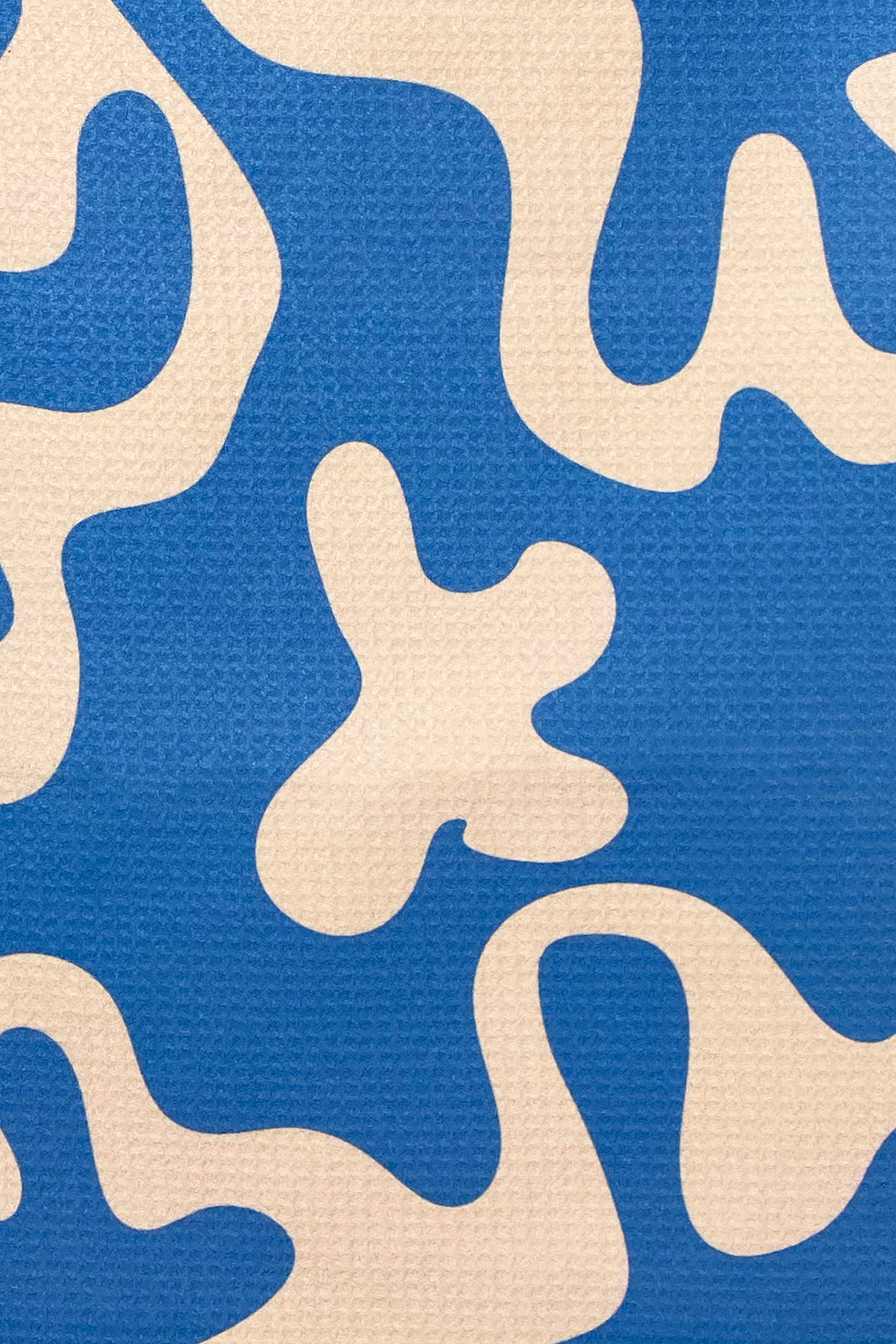 Dancing Shapes Cobalt Kitchen Textile