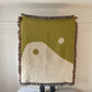 Yin Yang - Olive Woven Throw Blanket