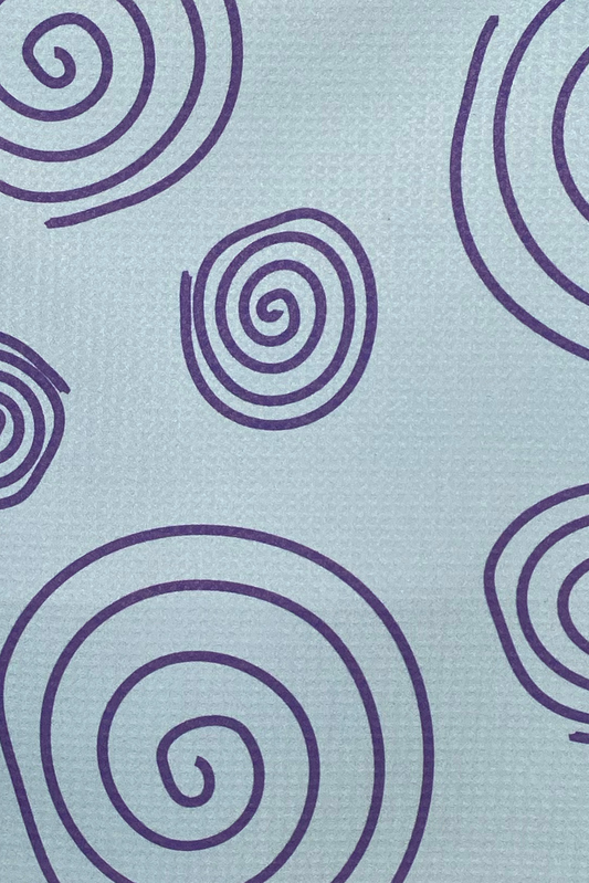 Twirls & Swirls Blue Kitchen Textile