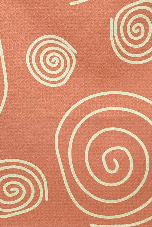 Twirls & Swirls Tangerine Kitchen Textile